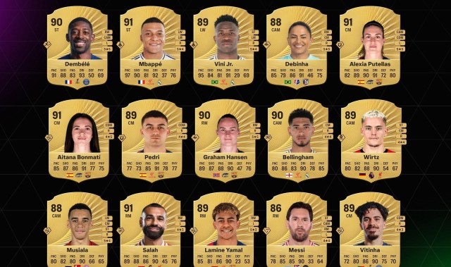 FC26盘带前15：登贝莱第一，姆巴佩第二，贝林、亚马尔在列